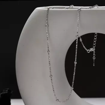 Цепочка с бусинами из серебра 925 пробы, Y1S2N1039