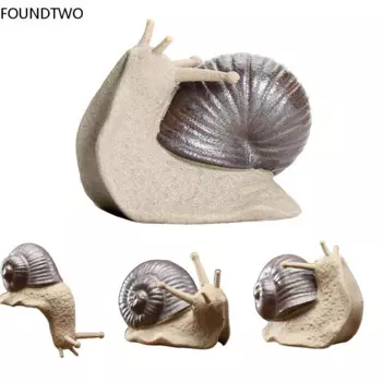Керамическая фигурка улитки foundtwo