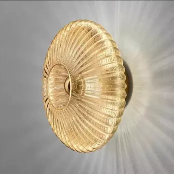 CETANT настенный светильник из стекла, дымчато-серый