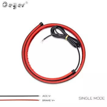 Ceyes 100 см автомобильный Стайлинг высокого качества Задний дополнительные стоп-сигналы с сигнальные лампы дневного света Unverisal Авто стоп-сигнал гибкий светодиодный полоски