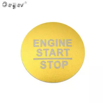 Ceyes 1 шт., автомобильный двигатель, запуск, стоп, кнопка, кольцо, аксессуары, наклейки, пригодные для Honda Civic Accord Odyssey Styling