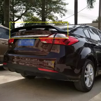 CEYUSOT для багажника автомобиля, задний спойлер, крыло Kia K3, материал ABS, двухъярусный хвост, декоративные аксессуары, ремонт, специальный 2012-17 год