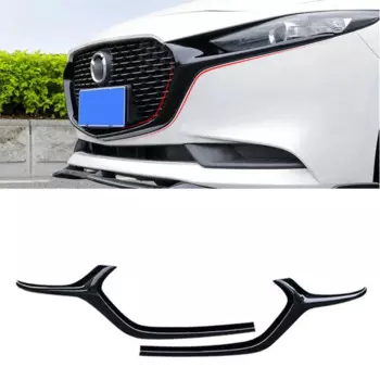 CEYUSOT накладка на решетку автомобиля для Mazda 3/2019-2023, передний бампер, гоночная решетка, комплект отделки кузова