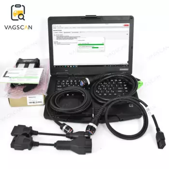 CF54 ноутбук toughbook + для подлинного VOCOM II VOCOM2 88894000 грузовик экскаватор инструмент V2.8 PTT Премиум технологический сканер диагностический инструмент