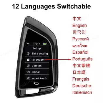 CF568 Универсальный модифицированный дистанционный смарт-ключ ЖК-дисплея для BMW/Benz/Audi/Ford/Toyota/VW/Hyundai/KIA Удобный вход английский/корейский