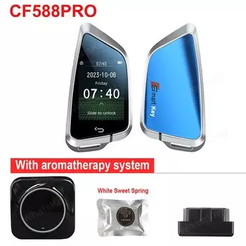 CF588 Pro с функцией аромата, универсальный модифицированный смарт-ключ с ЖК-дисплеем для BMW/Audi/Benz/KIA/Ford/Toyota/VW/Nissan/Mazda/Cadillac Удобный вход с автоматической блокировкой