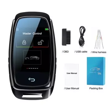 CF920 Универсальный ЖК-дисплей с умным ключом для Audi/VW/Ford/Toyota/Land Rover/Cadillac/KIA, удобный автоматический замок с бесключевым доступом