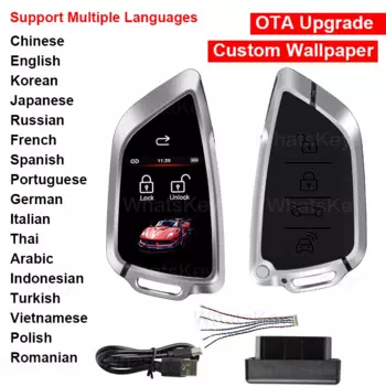 CH688 Универсальный дистанционный смарт-ключ с ЖК-дисплеем для BMW, Audi, KIA, для Toyota, подходит для всех ручных прямых автомобильных ключей без кнопки запуска