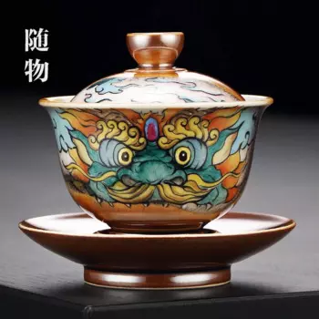 Chaiyao ручная роспись покрытая Цзиндэчжэнь керамическая чаша для приготовления, одна чайная чашка, ручная работа высококачественный кунг-фу