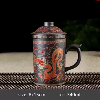 Чайная чашка JINGDE TEA SET из фиолетовой глины