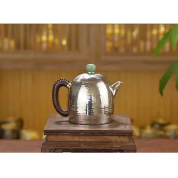 Чайник из серебра 999 пробы в стиле ретро, 260 мл