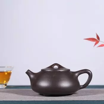 Чайник WSHYUFEI из черной глины Zhu 220 мл