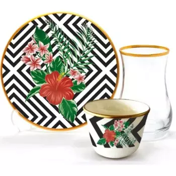 Чайный сервиз Toygar Damla Efe, ландшафтный