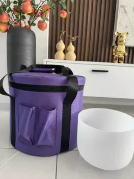 Чаша для пения с белым кристаллом, 8 дюймов, 432 Гц/440 Гц