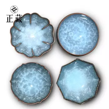 Чашка для чая ручной работы из глазурованной глазури Longquan celadon lanzongmin