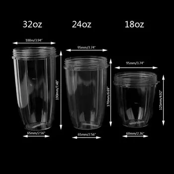 Соковыжималка, кружка, прозрачная Замена для NutriBullet, соковыжималка Nutri 24 унции январь г