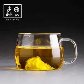 Чашка для воды, домашняя, сдержанная, чистая и свежая стеклянная чашка, ins wind take, персональные специальные чайные чашки