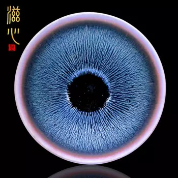 Чашка Guo-wen Chen zi в форме сердца, большая ручная чашка для мастеров temmoku kung fu