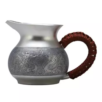 Чашка, кофейная чашка, чайная чашка, керамическая чашка, чашка из нержавеющей стали, чайная чашка, кружка, чайная ручная работа, чашка из стерлингового серебра S999, 3