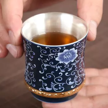 Чашка S999 с двойными стенками, серебряная чашка, вакуумные фляжки, 350 мл, Термокружка, дорожная кружка для кофе, чая, молока, термобутылка, качество воды