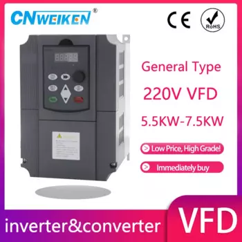 Частотный инвертор VFD 1,5/2,2/3,0/4,0/5,5/220 кВт 1P-3P 380 В 1P-3P в 3-фазный преобразователь частоты привода с переменной скоростью