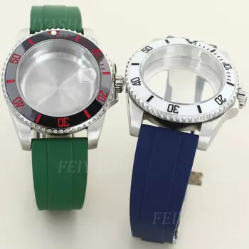 Часы для дайвинга 10ATM, брикет 40 мм для Submariner Seiko NH34 NH35 NH36 NH38 Miyota 8215 ETA 2824, часы с циферблатом 28,5 мм, резиновый ремешок для часов