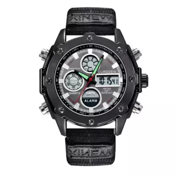 Часы-хронограф мужские с нейлоновым ремешком, 2024