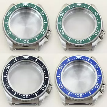 Часы из нержавеющей стали с сапфировым стеклом диаметром 38 мм для SKX007 Seiko NH34 NH35 NH36 NH38, модные водонепроницаемые часы с циферблатом диаметром 29 мм