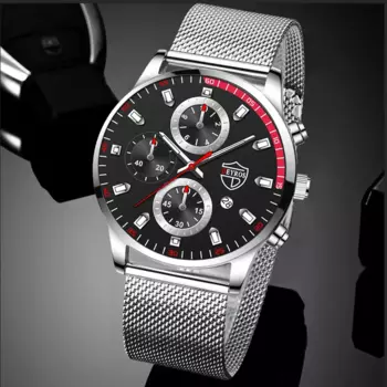 часы мужские часы мужские Часы наручные мужские кварцевые из нержавеющей стали, модные брендовые Роскошные светящиеся деловые повседневные, с кожаным ремешкомМужские часыМужские часы