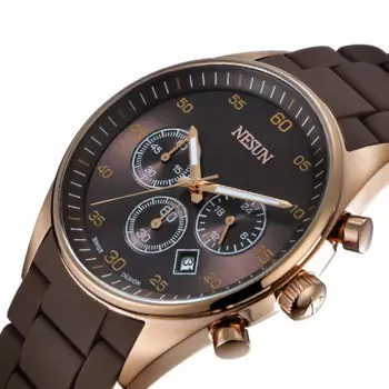 Часы мужские кварцевые с хронографом, 100 м, N8701