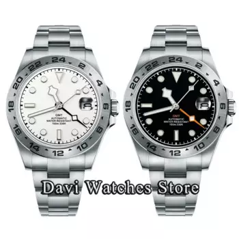 Часы наручные с сапфировым кристаллом, 40 мм