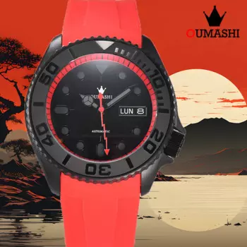 Часы OUMASHI NH36 в новом стиле, автоматические часы с сапфировым механизмом 41 мм, водонепроницаемые спортивные Стальные наручные часы для мужчин