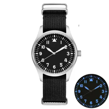 Часы-пилот Luminious VH31 Мужские кварцевые, роскошные деловые водонепроницаемые наручные часы с сапфировым стеклом, 2024