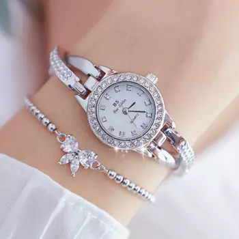 Часы женские кварцевые, из нержавеющей стали