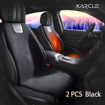 Теплые зернистые бархатные чехлы для автомобильных сидений с подогревом, никелевая проволока, грелка для автомобильных сидений, зимняя подушка для сидений с подогревом, автоаксессуары