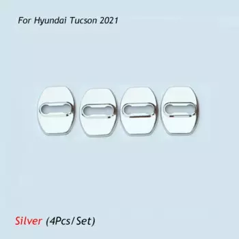 Чехлы для дверных замков автомобиля, защитный чехол из нержавеющей стали для Hyundai Tucson NX4 2021 2022 2023 2024 2025, аксессуары