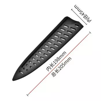 Чехлы для ножей MOONBIFFY, черные, пластик