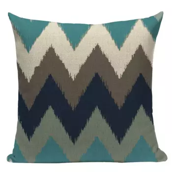 Чехлы для подушек Pumelo Tree, лен/хлопок, геометрический принт