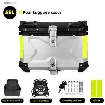 Чехлы на багажник для Мотоцикла BMW R1200GS R1250GS R 1250 GS, алюминиевые чехлы на багажник с ЧПУ, чехлы для шлема с замком для багажника