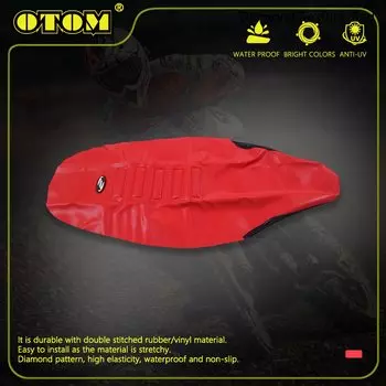 Чехлы на сиденья мотоцикла OTOM, нескользящие толстые частицы, водонепроницаемые, высокая эластичность для велосипедов HONDA YAMAHA KAWASAKI SUZUKI