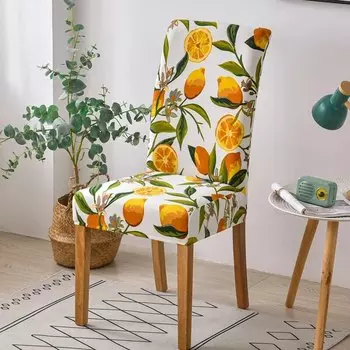 Чехлы на стулья S-EMIGA цветочный принт