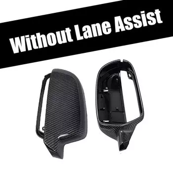 Чехлы на зеркала заднего вида из углеродного волокна для Audi A4 S4 RS4 B8.5 2012-2015 A5 S5 RS5 2009-2015, сменные накладки на боковые зеркала