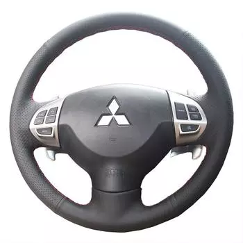 Чехлы PONSNY из натуральной кожи для рулевого колеса Mitsubishi, Lancer, EX, Outlander, Asx, Lancer 2006-2012