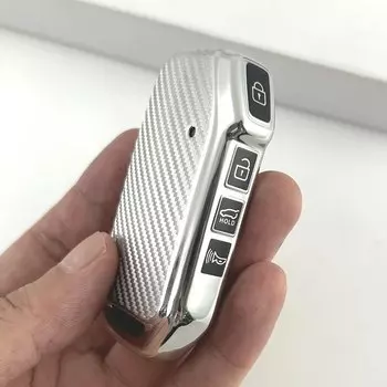 Чехол-брелок для автомобильного ключа из ТПУ с 4 кнопками для KIA Sportage R GT Stinger Sorento Ceed Cerato Forte Niro Soul Telluride без ключа