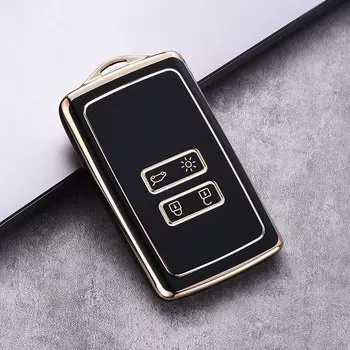 Чехол-чехол ключа дистанционного управления автомобилем для Рено Каджар, Мег, колеос, QM5, QM6, ТПУ, брелок для ключей