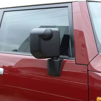 x2 Материал ABS, матовый черный, автомобильное зеркало заднего вида, крышка панели для Toyota FJ Cruiser 2007-2021, внешние аксессуары