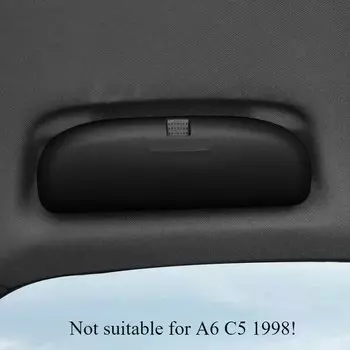 Чехол-держатель для солнцезащитных очков для Audi A3 8V 8Y A4 B8 B9 A5 A6 C7 C8 A7 A8 Q3 Q5 Q7 S3 S4 S5 S6 RS3, автомобильные аксессуары для интерьера