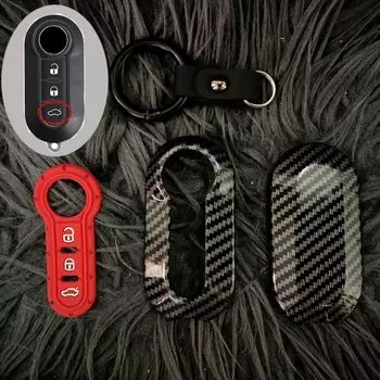 Чехол для автомобильного дистанционного ключа из АБС-пластика, брелок для Fiat 500 Ducato Panda 500L Punto Lancia Musa для Citroen Jumper для Peugeot Boxer