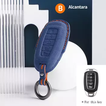 Чехол для автомобильного ключа, 5 кнопок, аксессуары для Hyundai Tucson Santa Fe Rena Sonata Elantra Creta i10 i30 i40 Solaris Accent