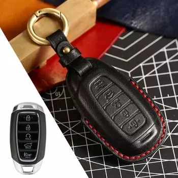 Чехол для автомобильного ключа, чехол для Hyundai Palisade SEL Veloster Santa Fe Ev Encino Solaris Azera великолепное искусственное украшение, аксессуары для цепочки